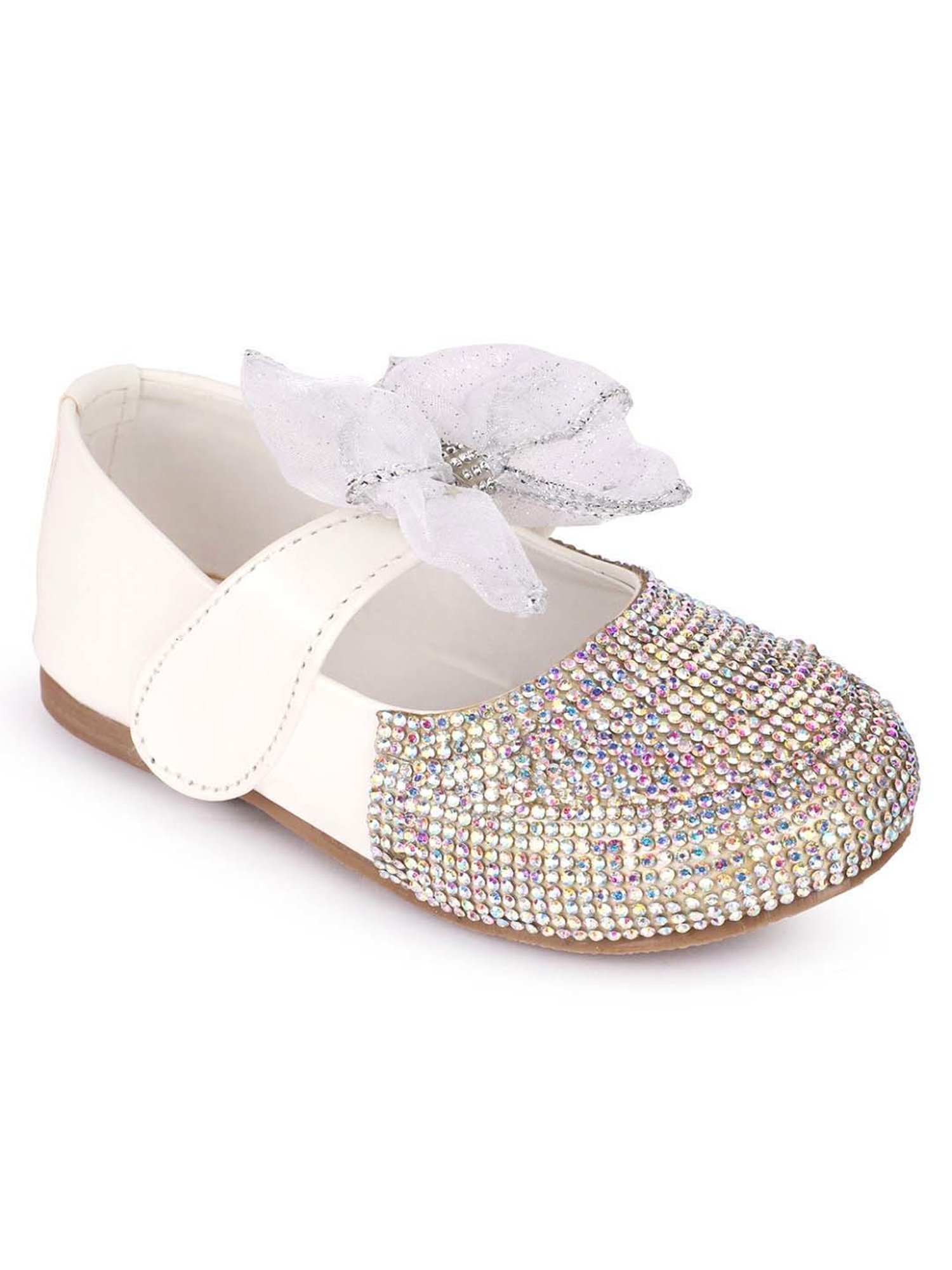 Minesole Kids White Mary Jane Shoes