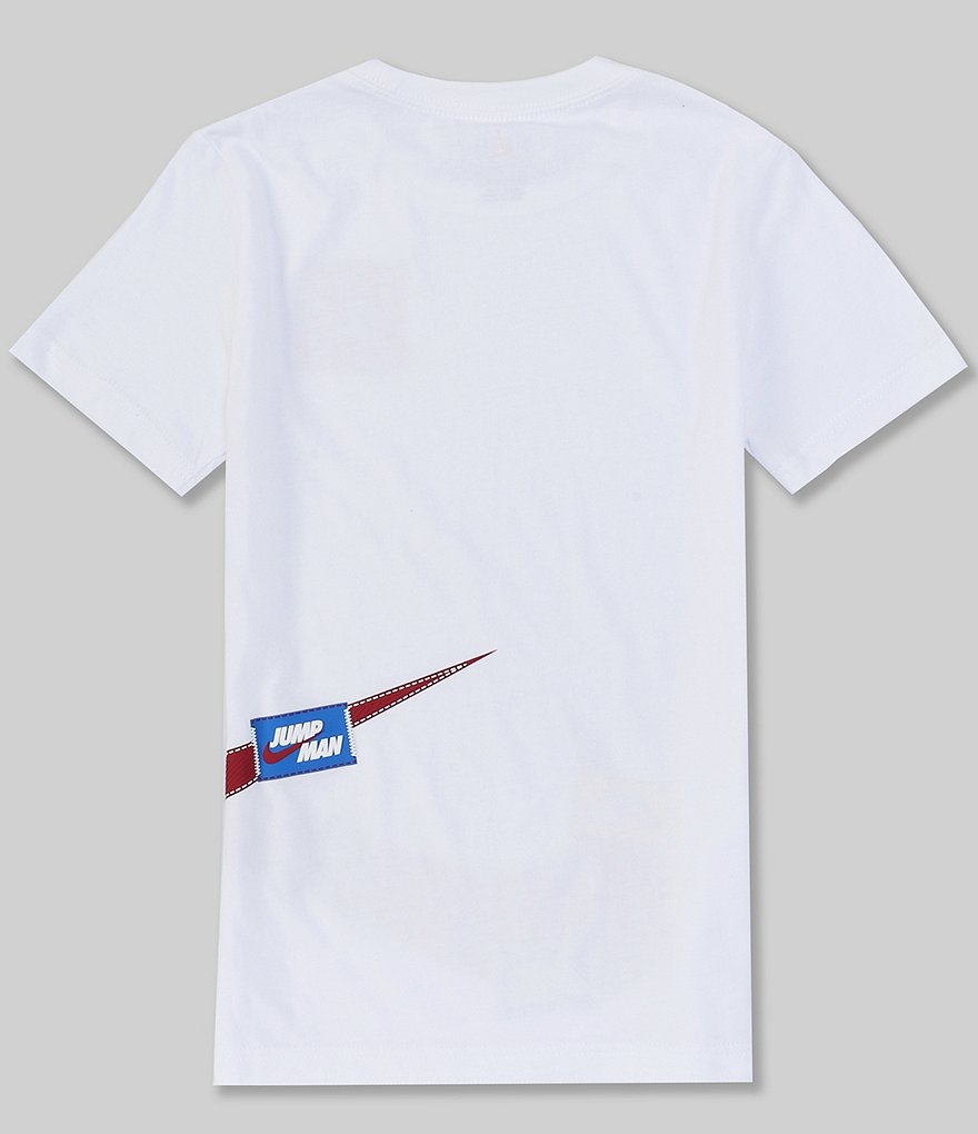 Jordan Big Boys 8-20 Short-Sleeve Jumble Wrap-Logo Graphic Tee