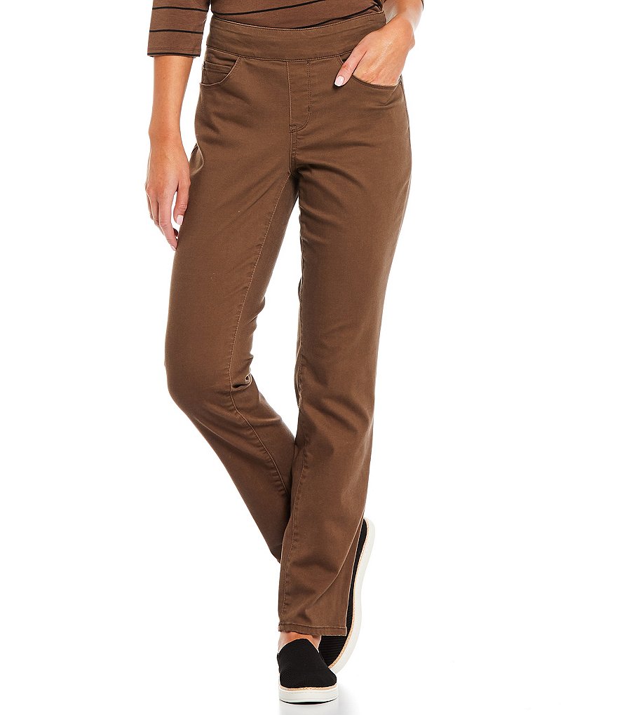 Ruby Rd. Petite Size Double Face Stretch Embellished Hem Capri Pants