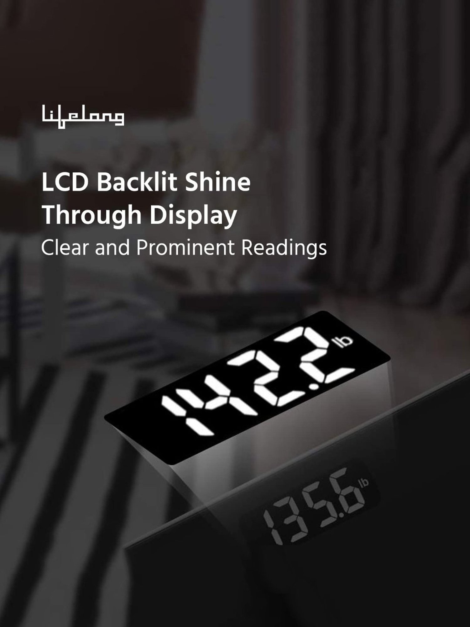 Lifelong LLWS54 Digital Weight Machine for Body Weight with LCD Display (Multicolor)