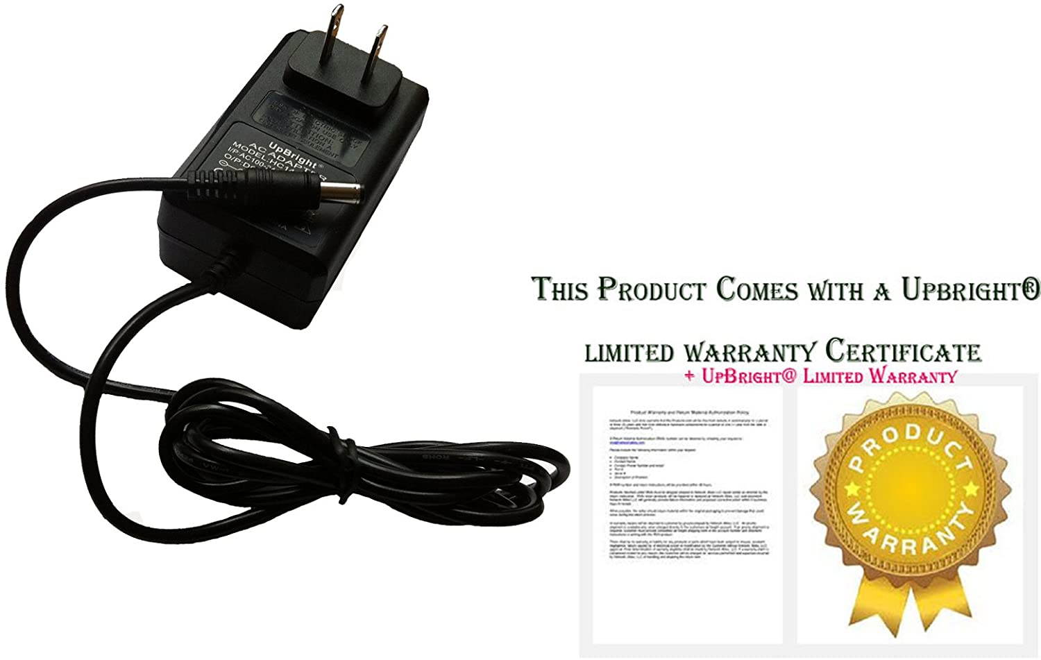 UpBright New 19V AC/DC Adapter for Acer G226HQL BBD 21.5" G226HQLBbd, S220HQL Abd S200HQL Abd, S190WL S182HL G196WL G196HQL, G245HQAbd S200HLDb H226HQLbd S22HQL LED LCD Monitor 19VDC Power Supply