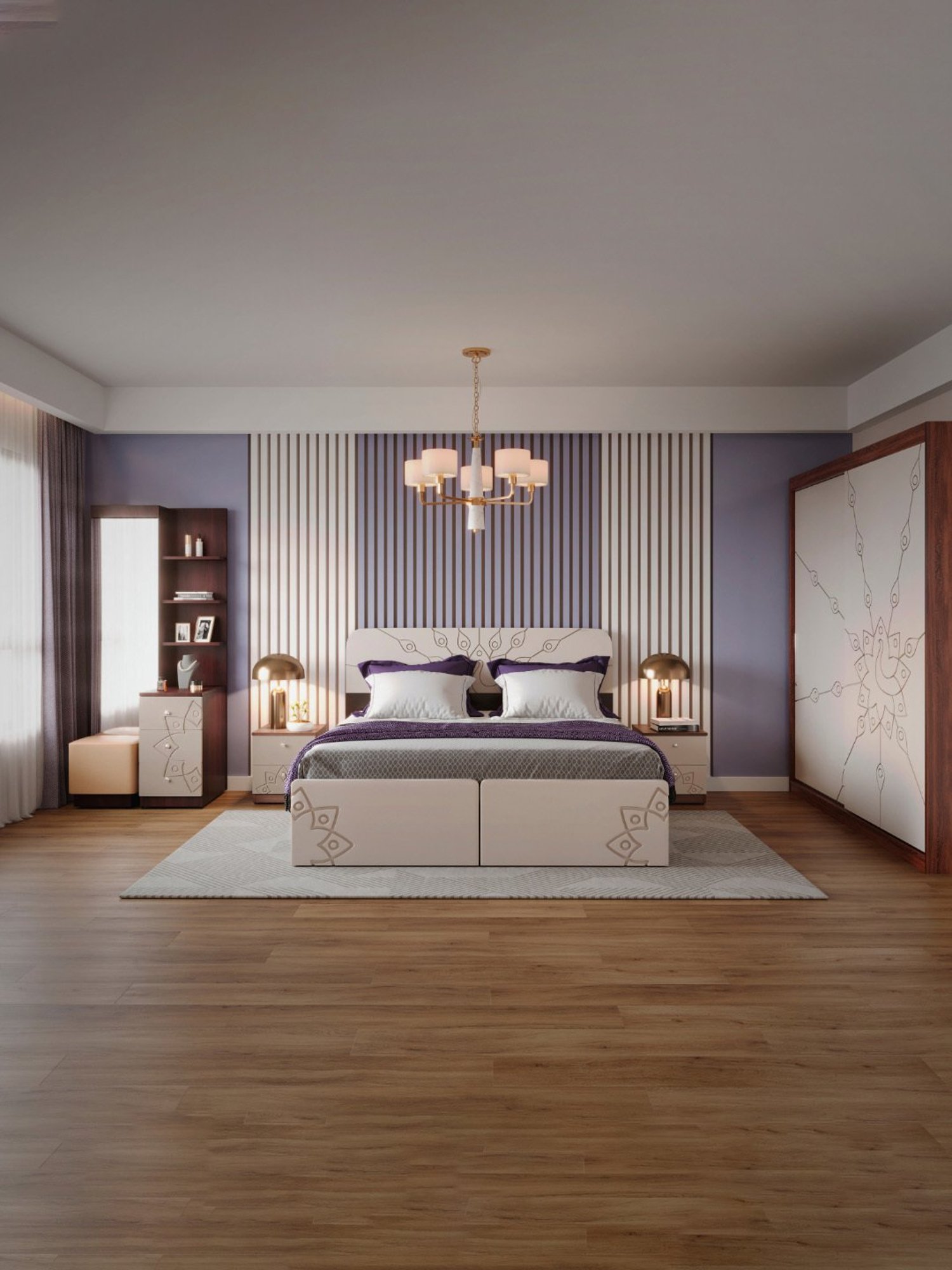 Nilkamal Riva Black Engineered Wood King Size Bed with Storage