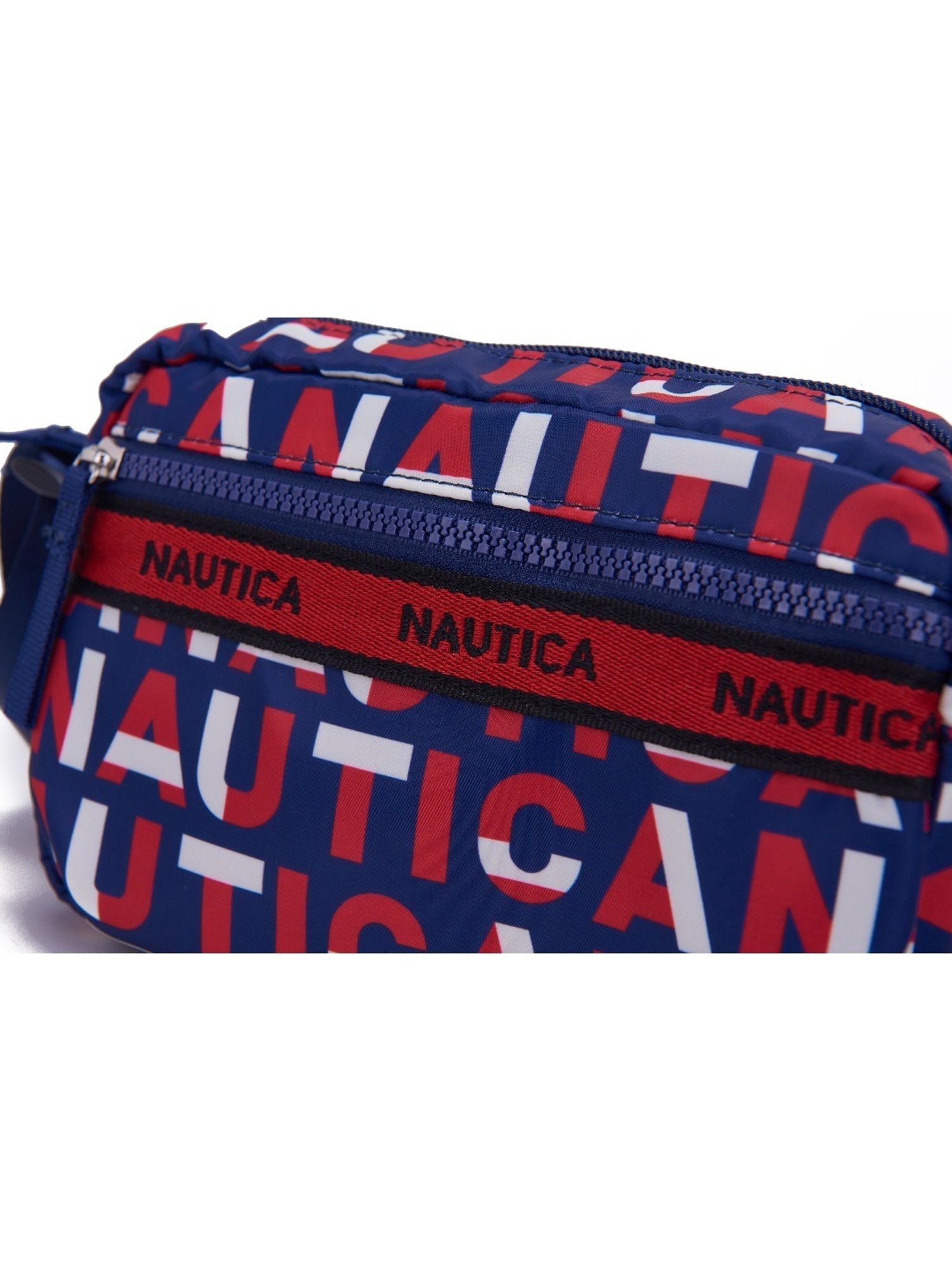 Nautica Navy Blue Printed Medium Sling Handbag