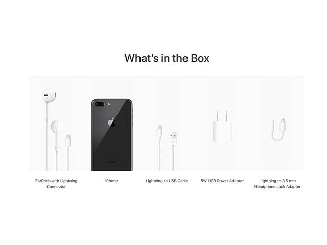 Apple iPhone 8 Plus 4G LTE Unlocked Cell Phone 5.5" Silver 64GB 3GB RAM