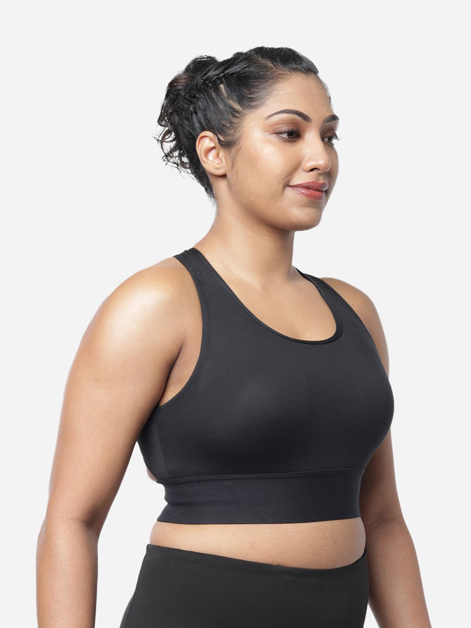 BlissClub Black Flex-It Moulded Sports Bra