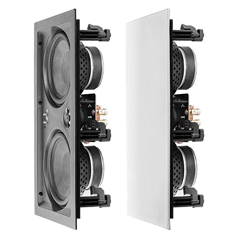 6.5&rdquo; Trimless in-Wall LCR Speaker - Dual Woofers & Dome Tweeter, Single - IW650LCR