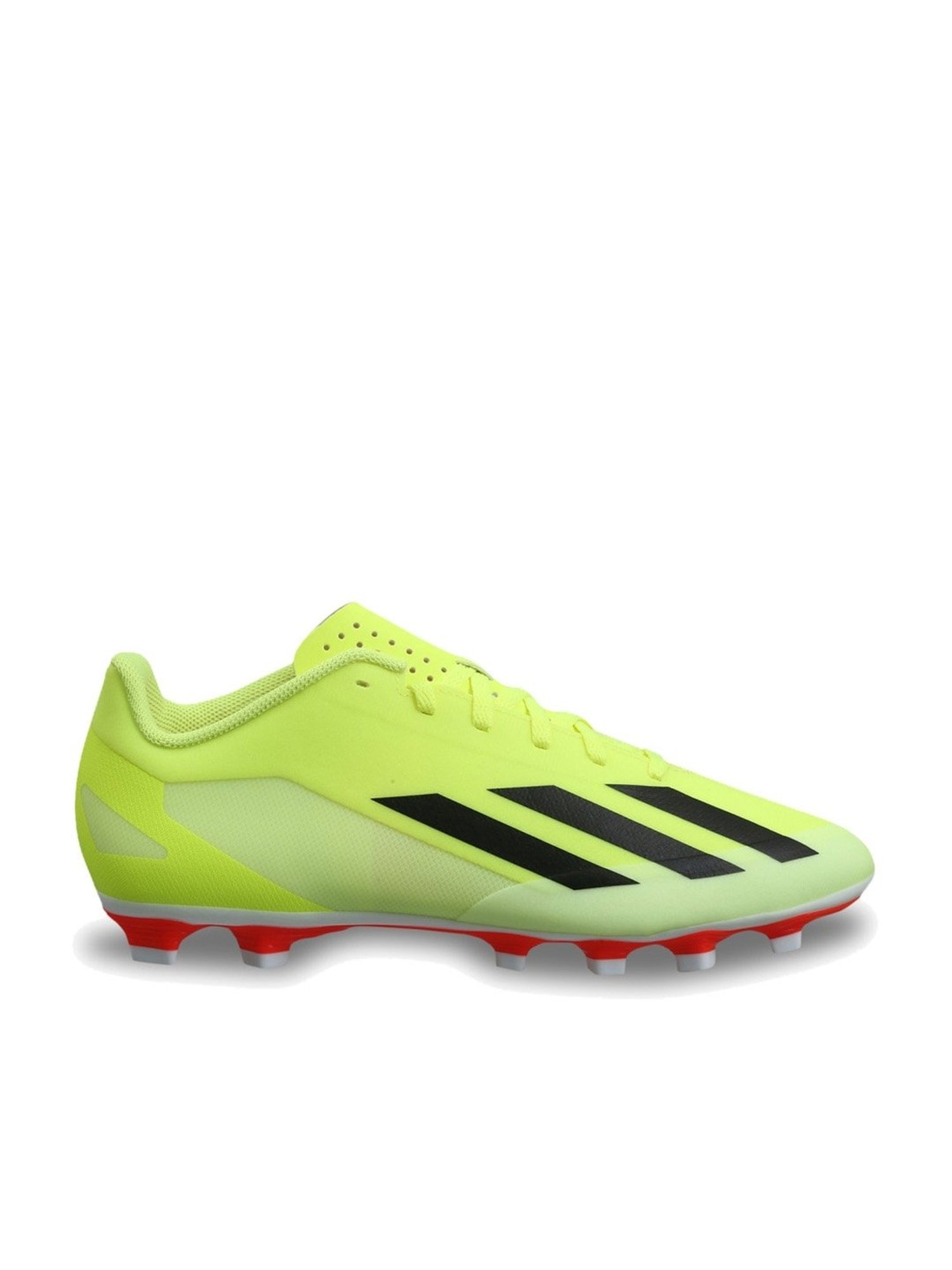 Adidas Men's X CRAZYFAST CLUB FxG Lime Football Shoes