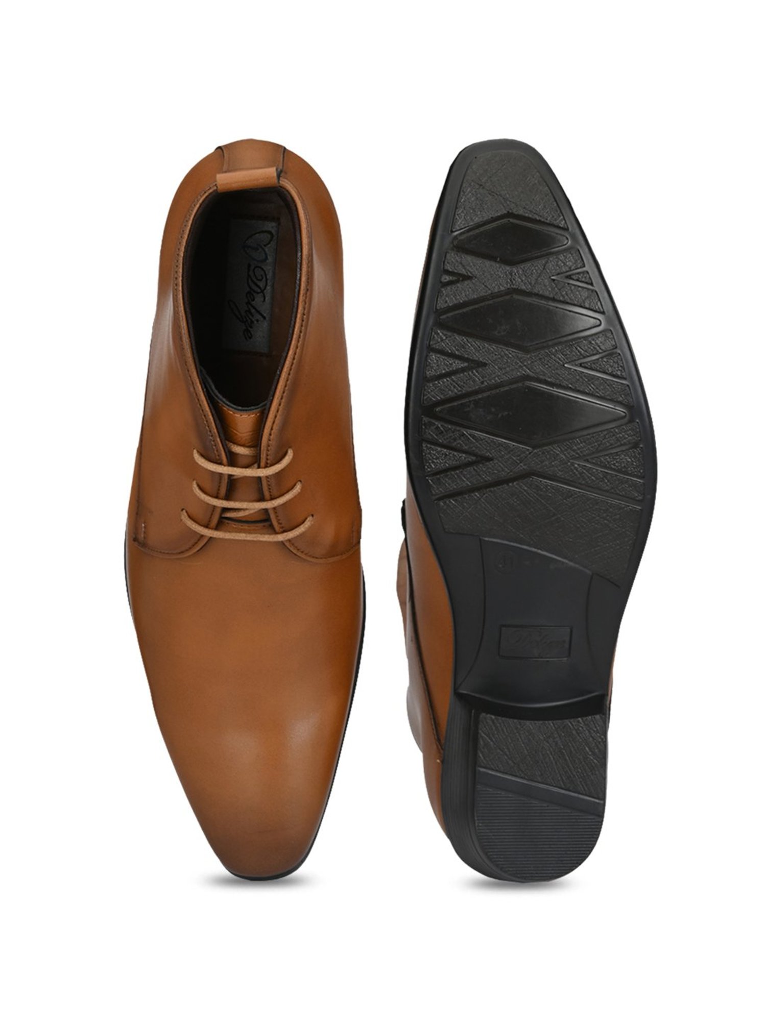 Delize Men's Tan Chukka Boots