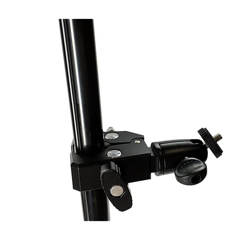 G10 Pro Large iPad Pro Universal Tablet Tripod Monopod Mic Music Stand Mount Adapter Holder + HD Metal Pipe Pole Bar Clamp w 360&deg; Swivel Ball Compatible with iPad Pro amp 913quot Tablets