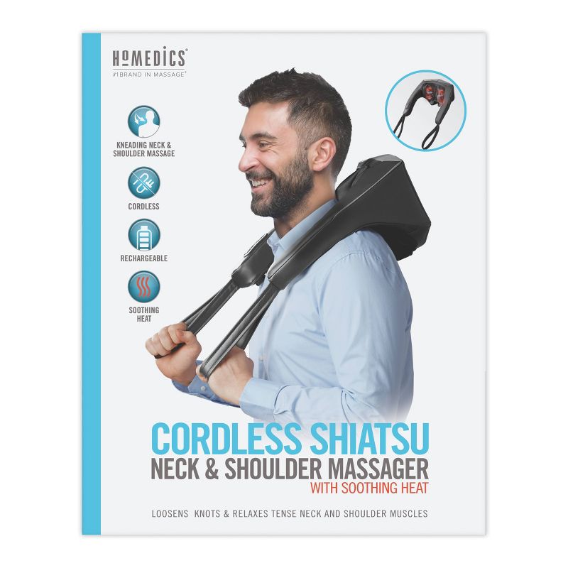 HoMedics Cordless 2 in 1 Neck and Body Massager with Heat