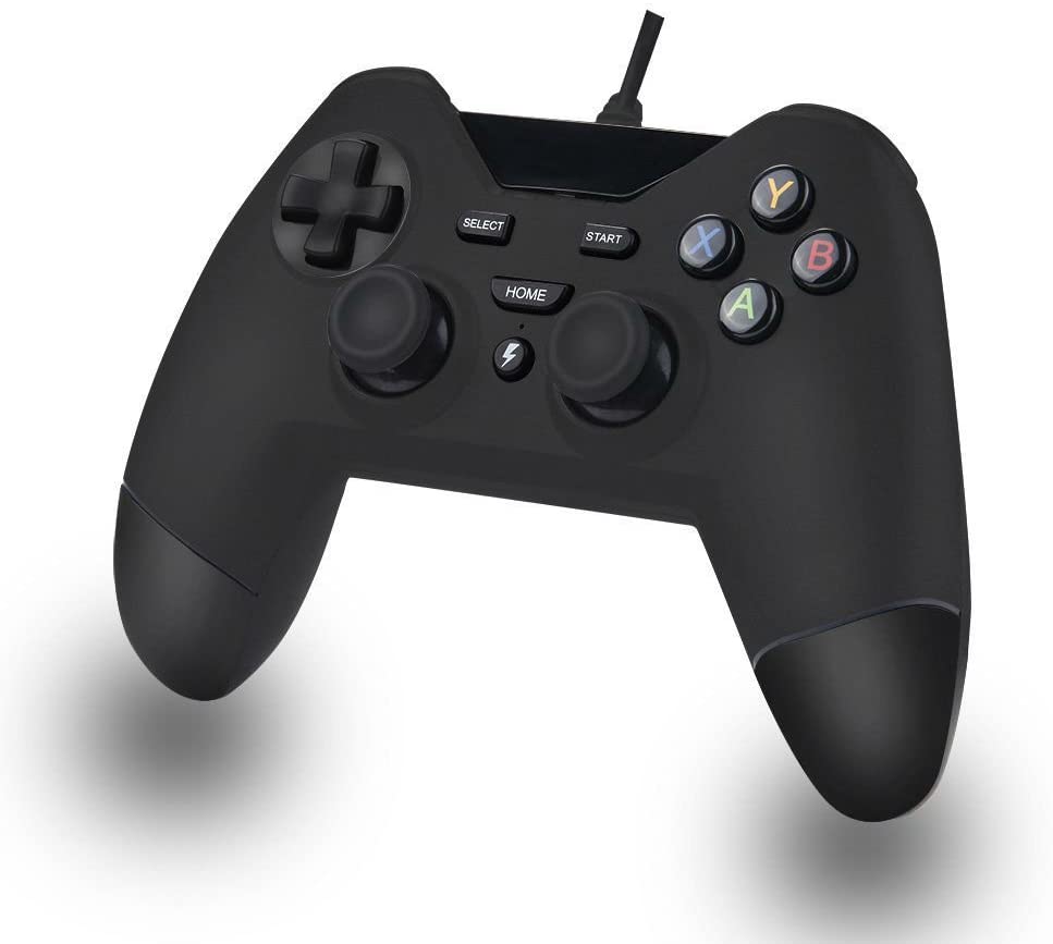 Brand USB Wired Gaming PC Controller for Computer Laptop (Windows 10/8.1/8 / 7 / XP) / PS3 Plasytation 3 / Android Devices / PC360 / TV Box/Steam Game with Dual Turbo Vibration