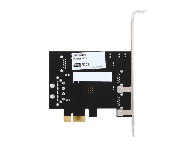 StarTech.com 2 Port PCI Express PCIe SuperSpeed USB 3.0 Controller Card w/ SATA Power Model PEXUSB3S23
