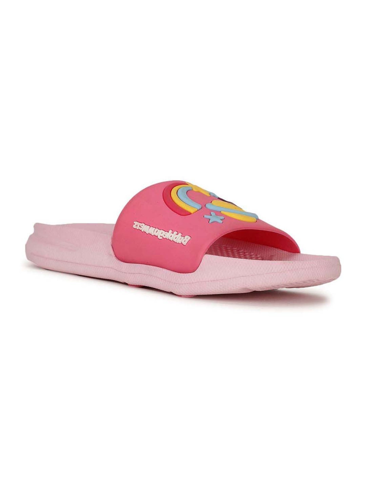 Passion Petals Kids Pink Sling Back Clogs