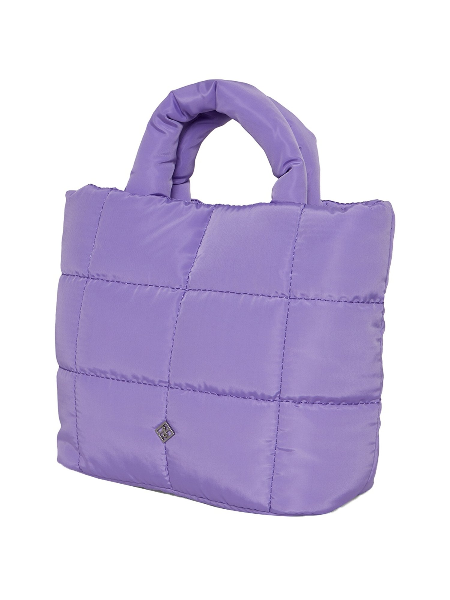 Call It Spring DAYDREAMER530 Purple Quilted Medium Tote Handbag