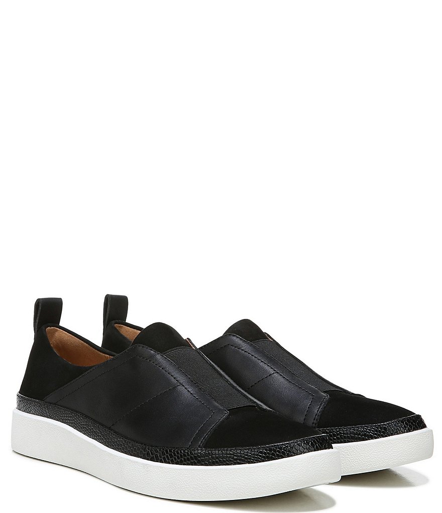 Vionic Zinah Leather Slip-On Sneakers