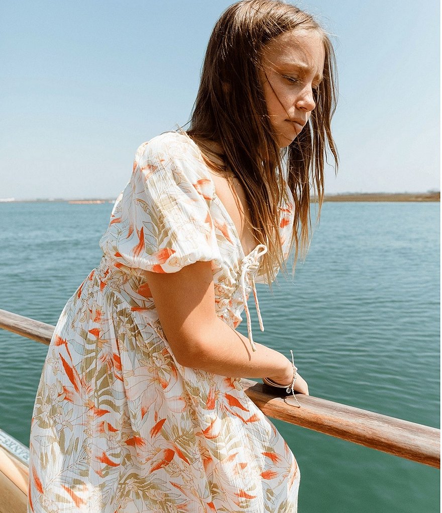 Peek Little/Big Girls 2T-12 Embroidered Chambray A-Line Dress