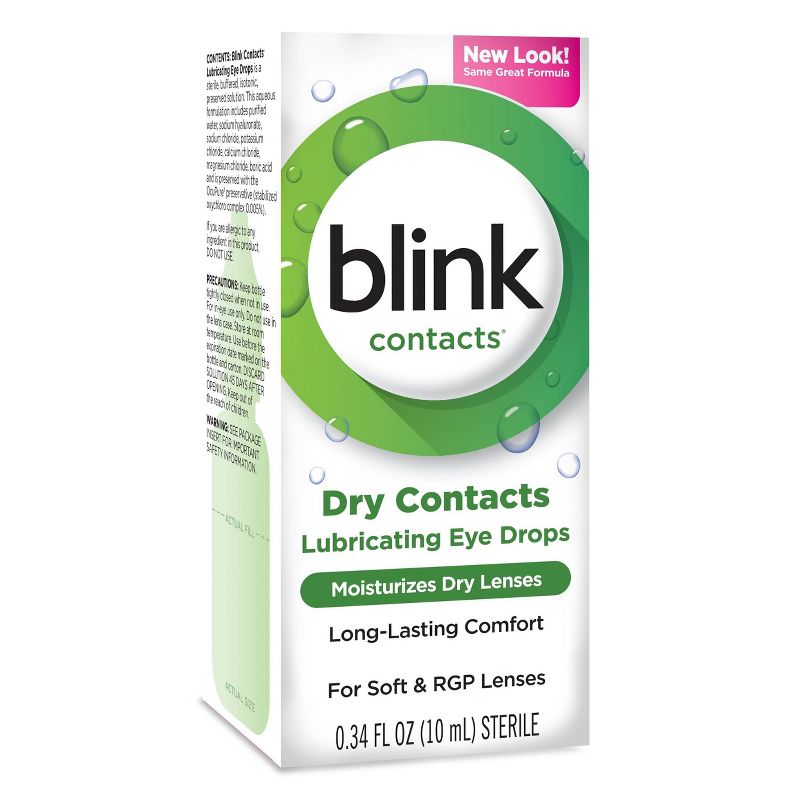 Blink Eye Drops for Contact Lenses - 0.34 fl oz
