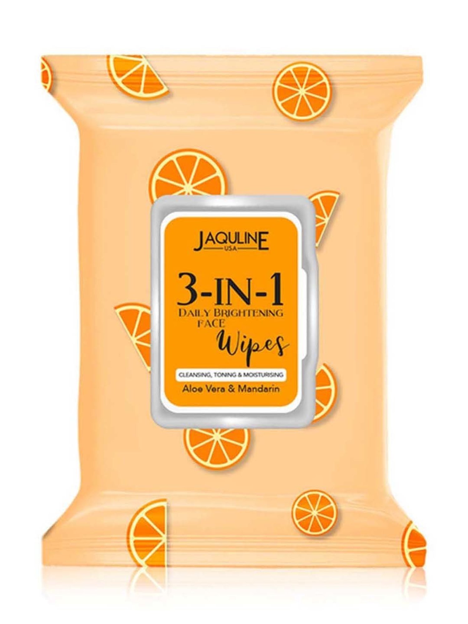 Jaquline USA 3 in 1 Daily Skin Brightening Wipes - 30 wipes
