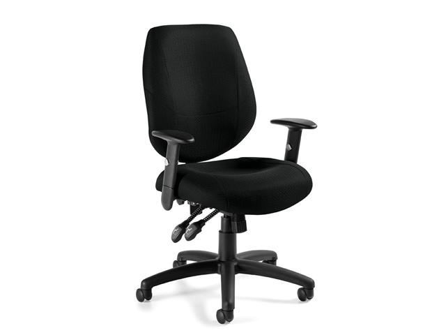 Offices To Go Adjustable Ergonomic Task Chair, Black - OTG11631B