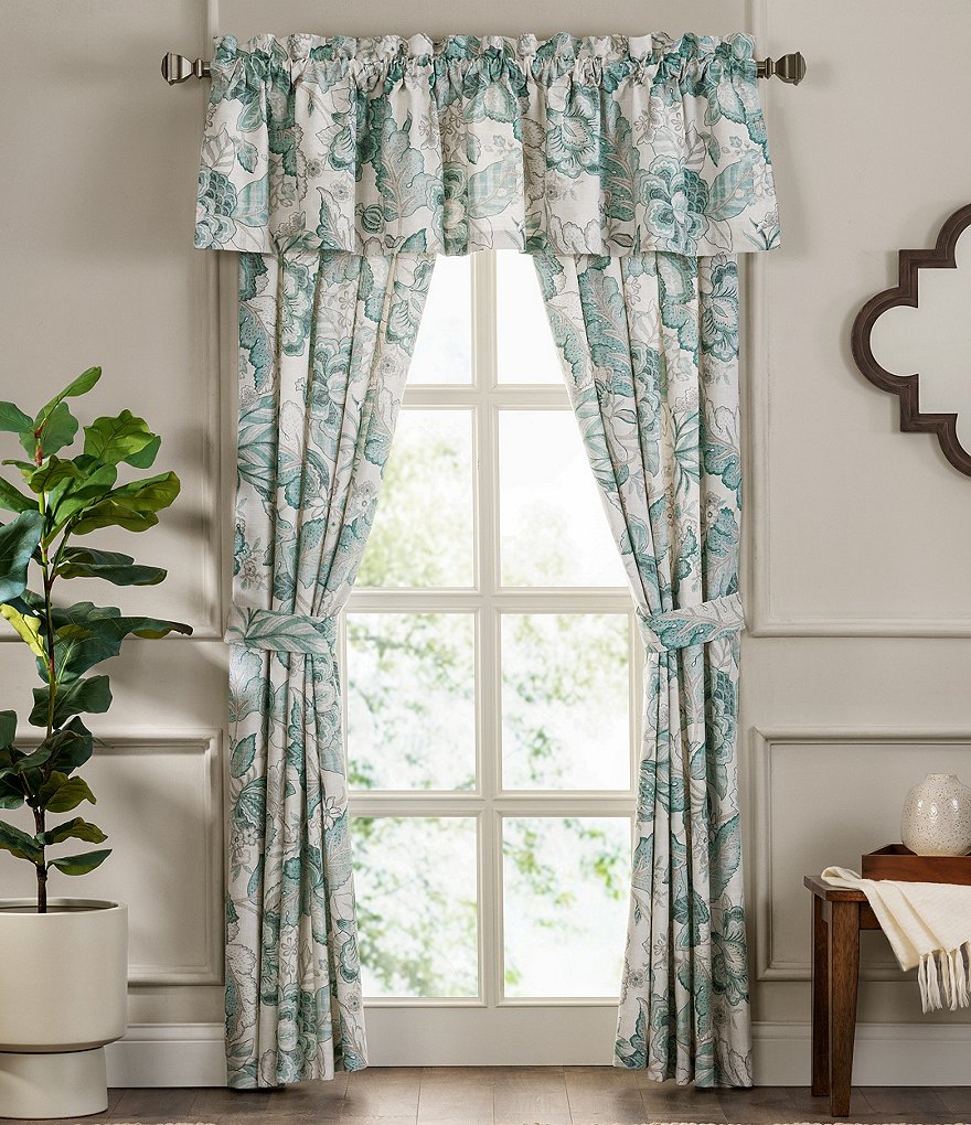 Rose Tree Kensington Jacobean Floral Window Treatment