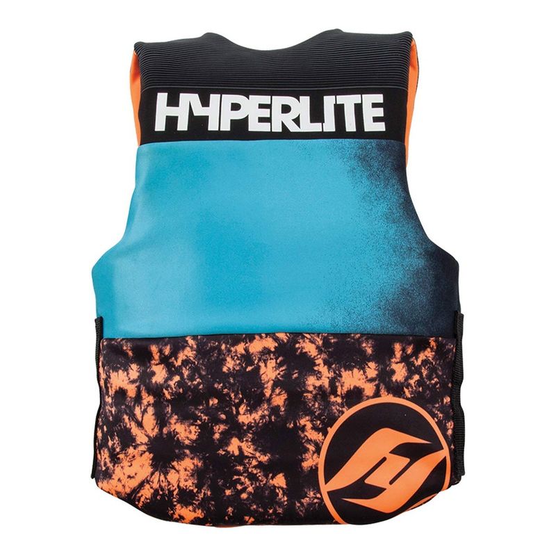 Hyperlite 86017104-HO Indy Low Profile Breathable Junior Life Vest, Black/Flash