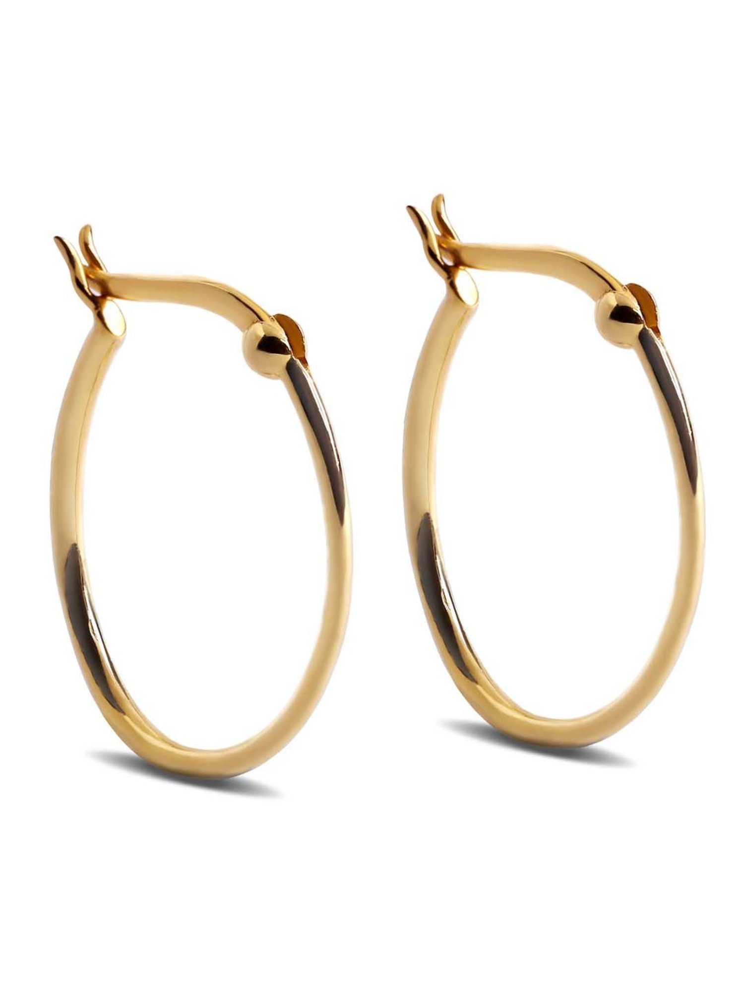 Clara 92.5 Sterling Silver Oval Earrings for Women