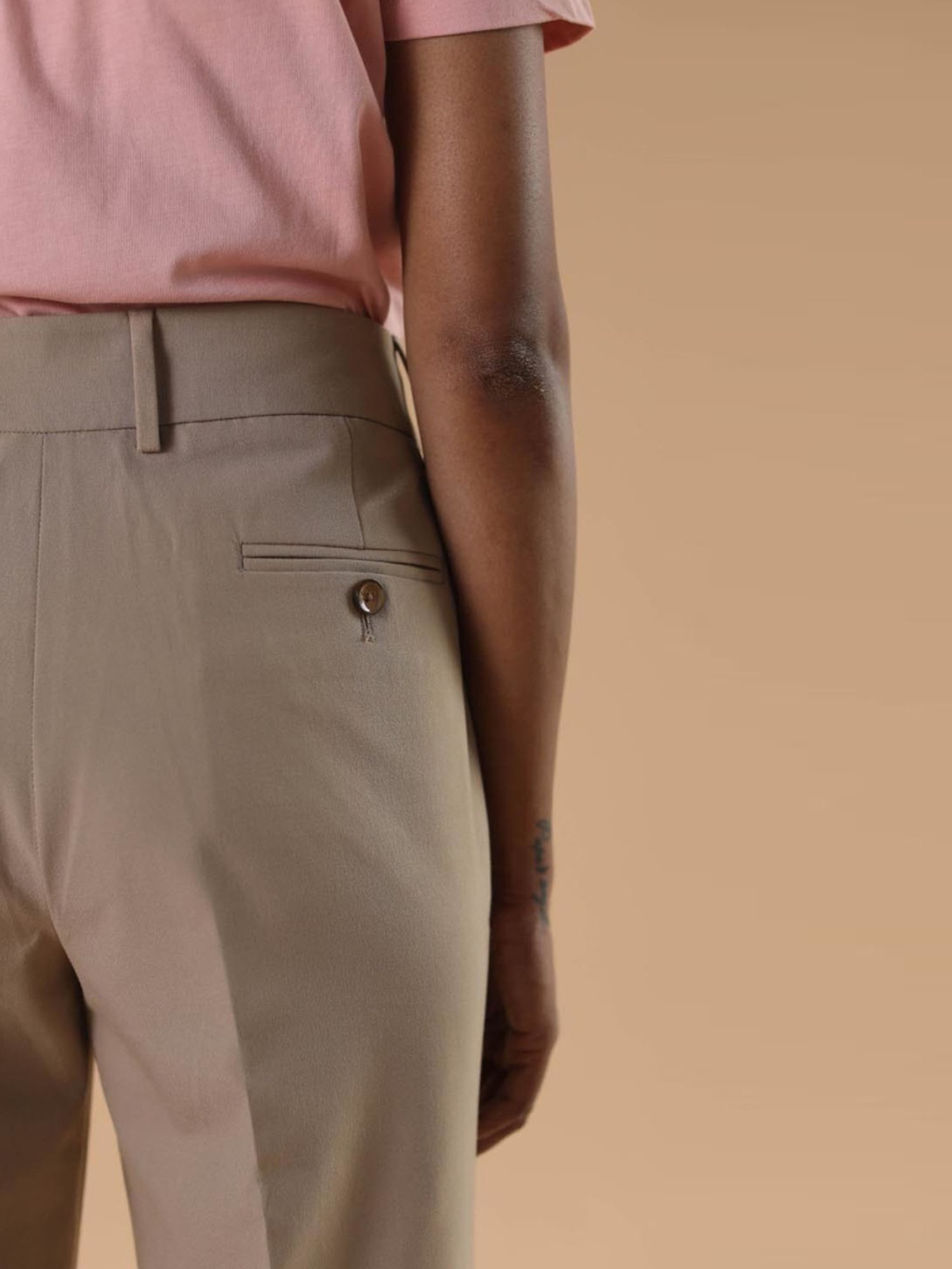 Qua Beige The Menaka Trousers
