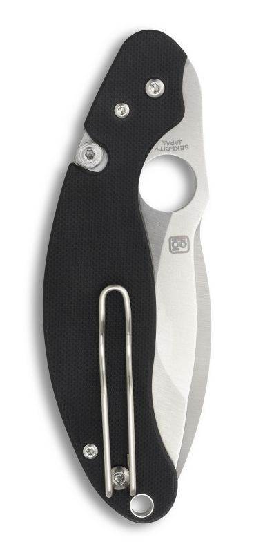 Spyderco Parata Folder 3.46 in Plain Black G-10 Handle