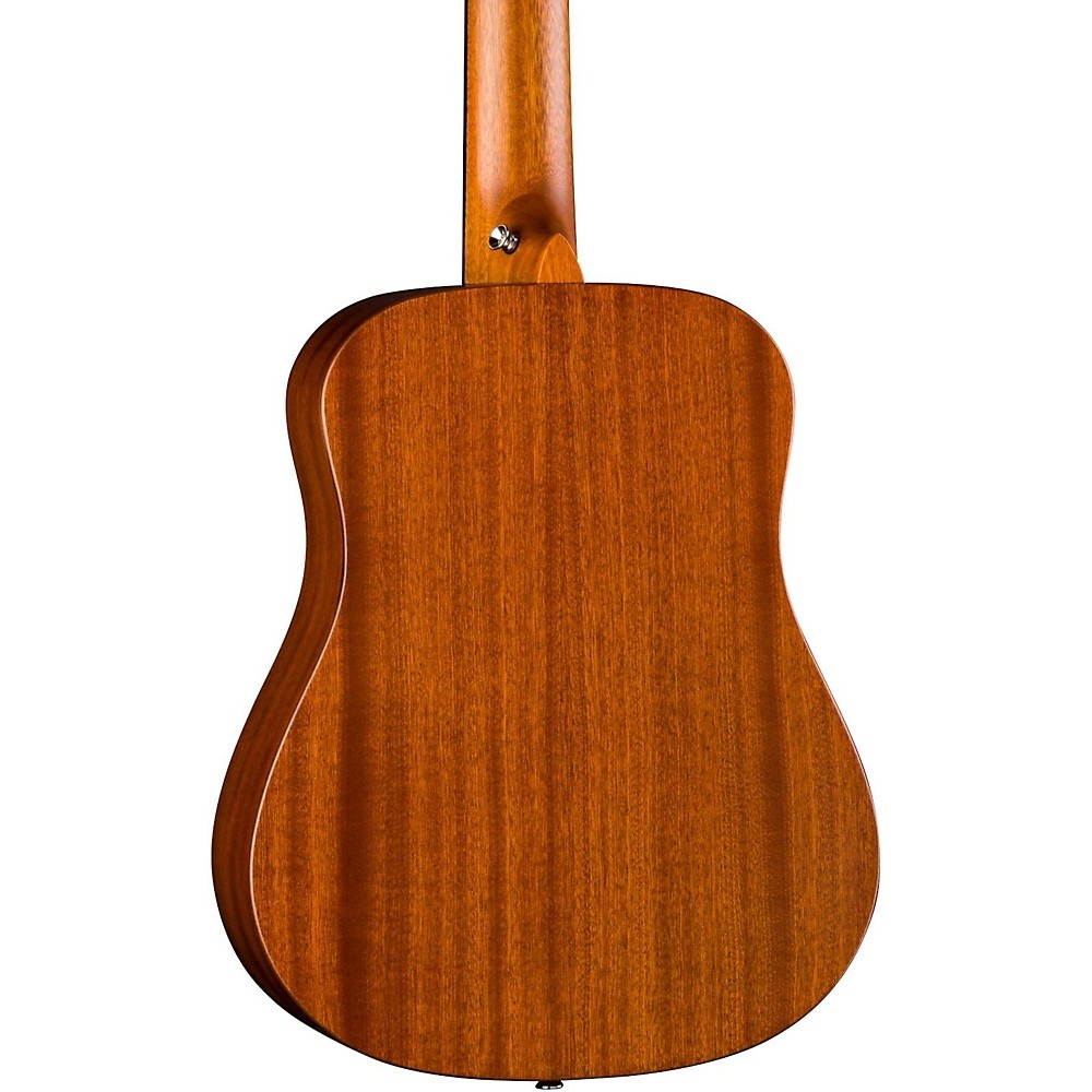 Dean Flight Nylon Satin Mahogany Travel Guitar Natural