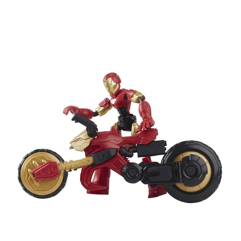 Marvel Bend and Flex, Flex Rider Iron Man and 2-In-1 Motorcycle