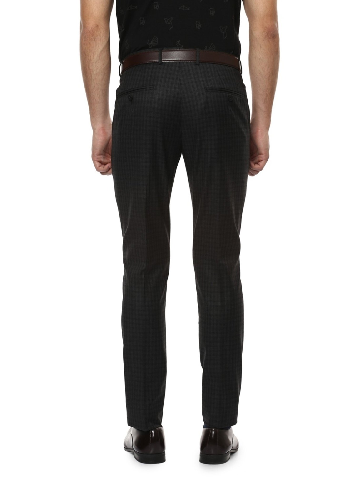 Simon Carter London Grey Slim Fit Trousers