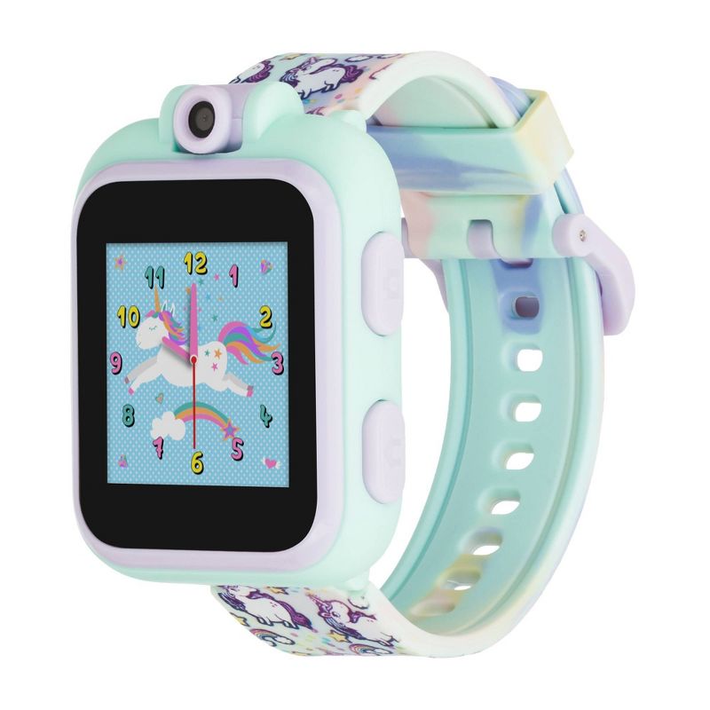 PlayZoom Smartwatch For Kids: Tie Dye With Unicorns Print