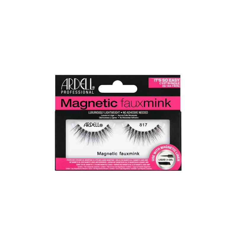 Ardell Faux Mink 817 Magnetic Lash - Black - 1pr