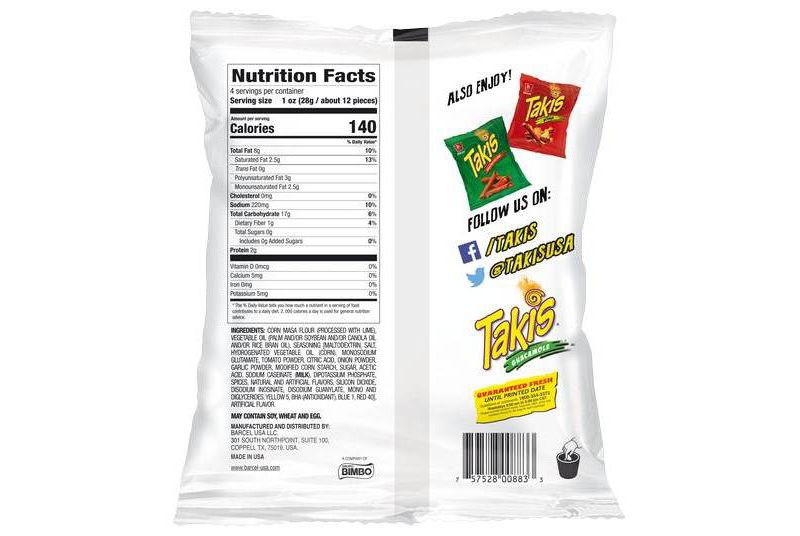 Barcel Takis Guacamole - 4oz