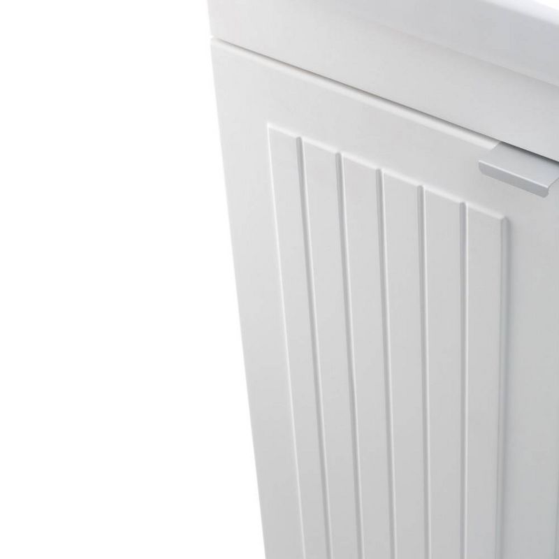 Bishop Traditional Laundry Cabinet with Faucet and ABS Sink White - WyndenHall