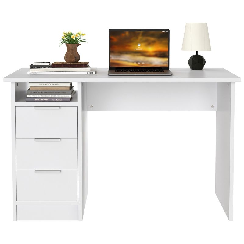 Oren Lacquer Desk White Safavieh - Safavieh