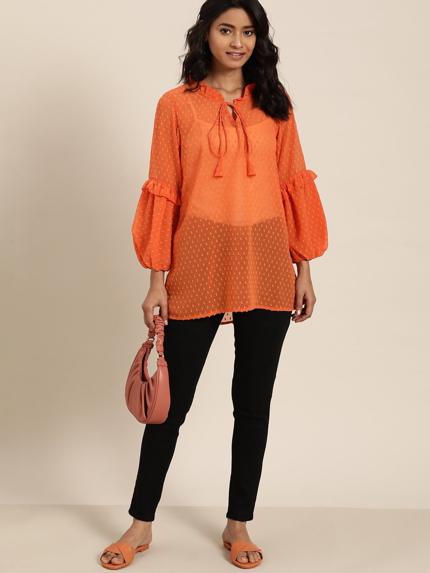 Qurvii Orange Top