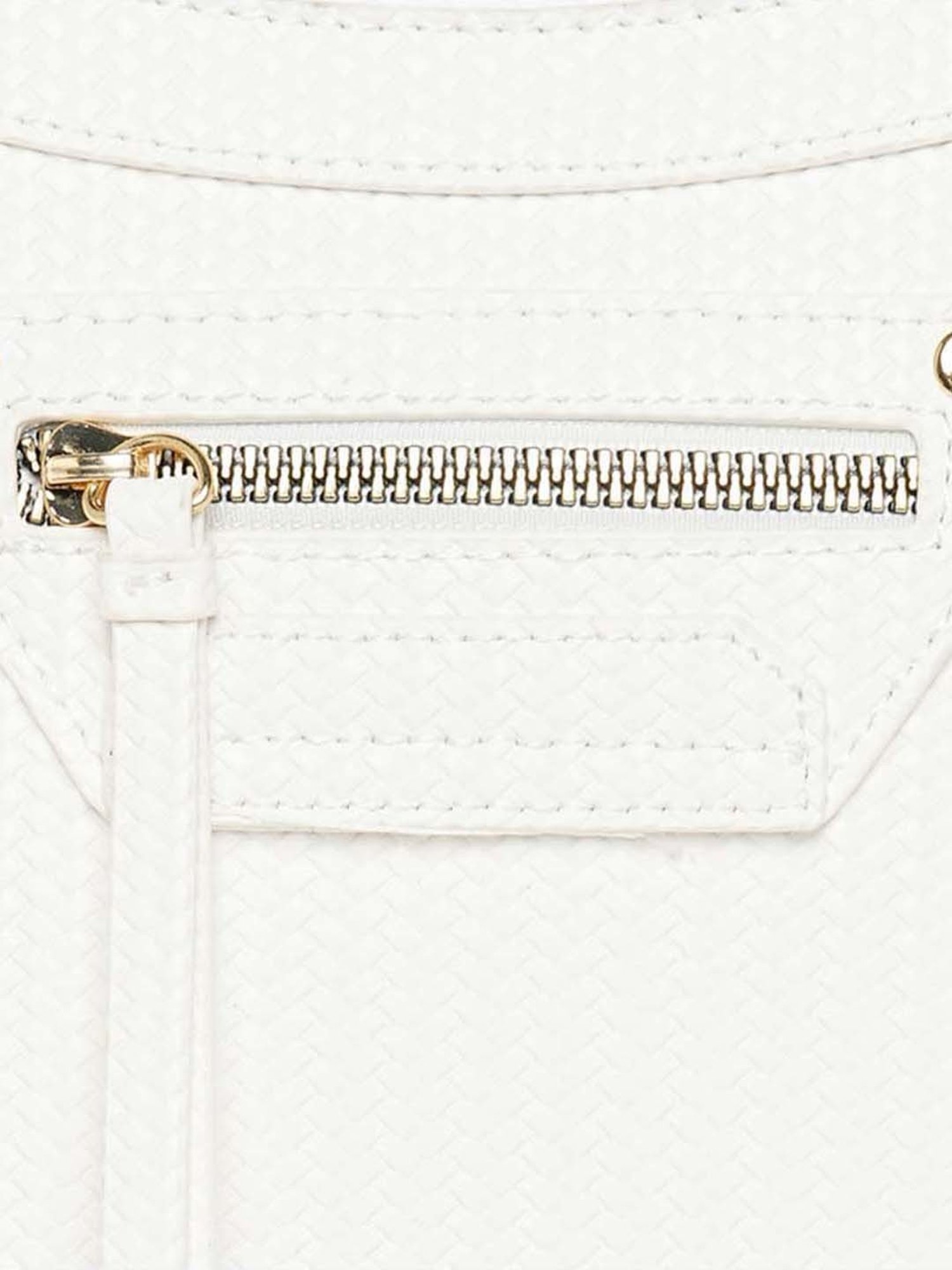 Call It Spring White Textured Medium Handbag