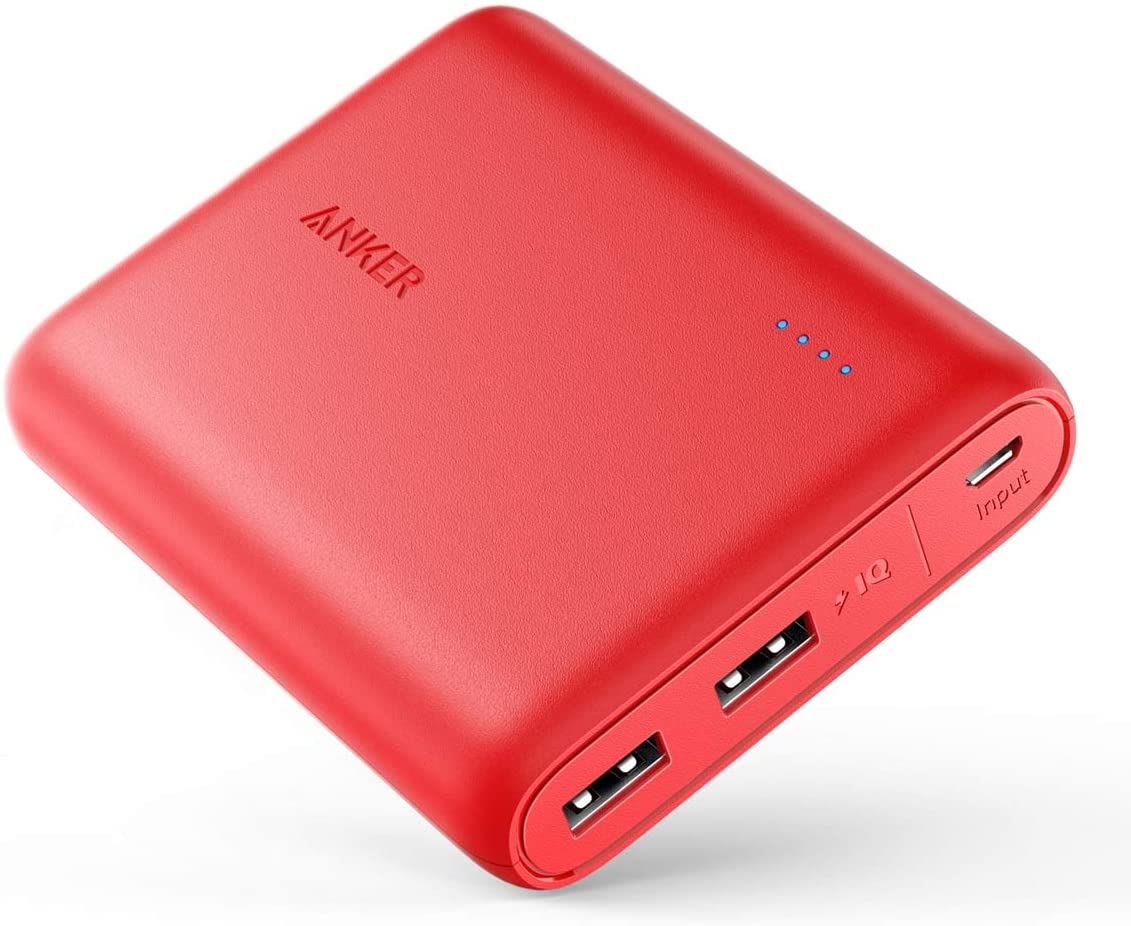 Power Bank, Anker PowerCore 13000 Portable Charger - Compact 13000mAh 2-Port with PowerIQ and VoltageBoost Technology for iPhone, iPad, Samsung Galaxy (Black)