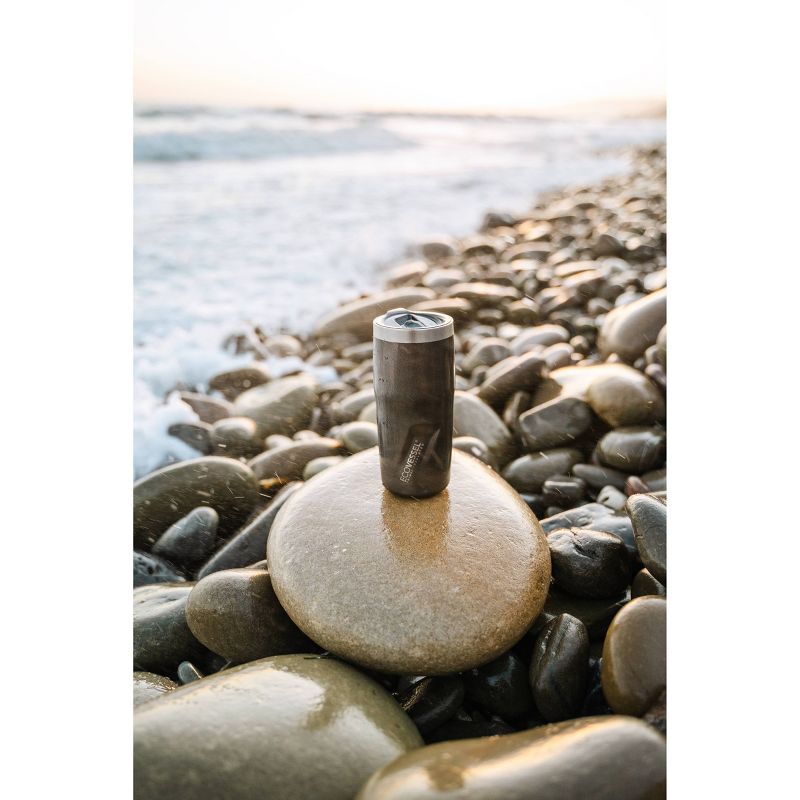 EcoVessel 16oz Metro Insulated Stainless Steel Tumbler and Travel Mug - Gray