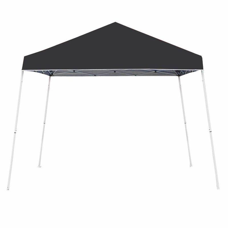 Z Shade 10' x 10' Outdoor Portable Black Canopy Tent + Screen Shelter Attachment