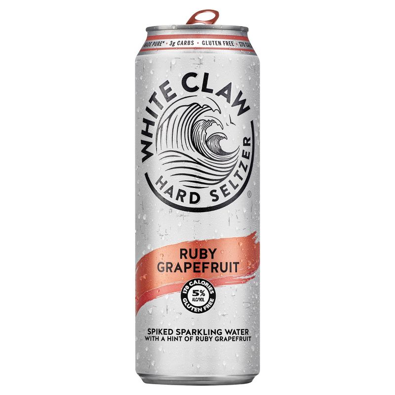 White Claw Ruby Grapefruit Hard Seltzer - 19.2 fl oz Can