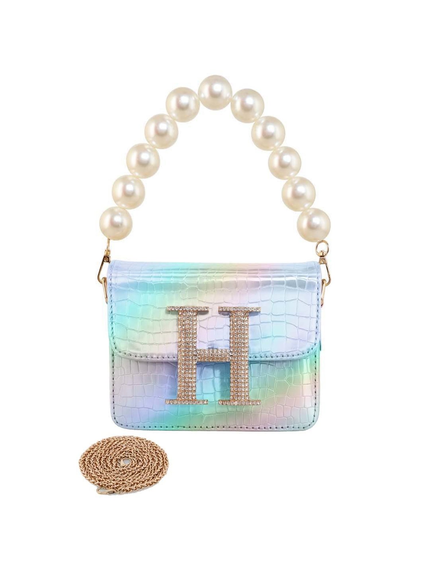 Esbeda Multicolor Textured Small Sling Handbag
