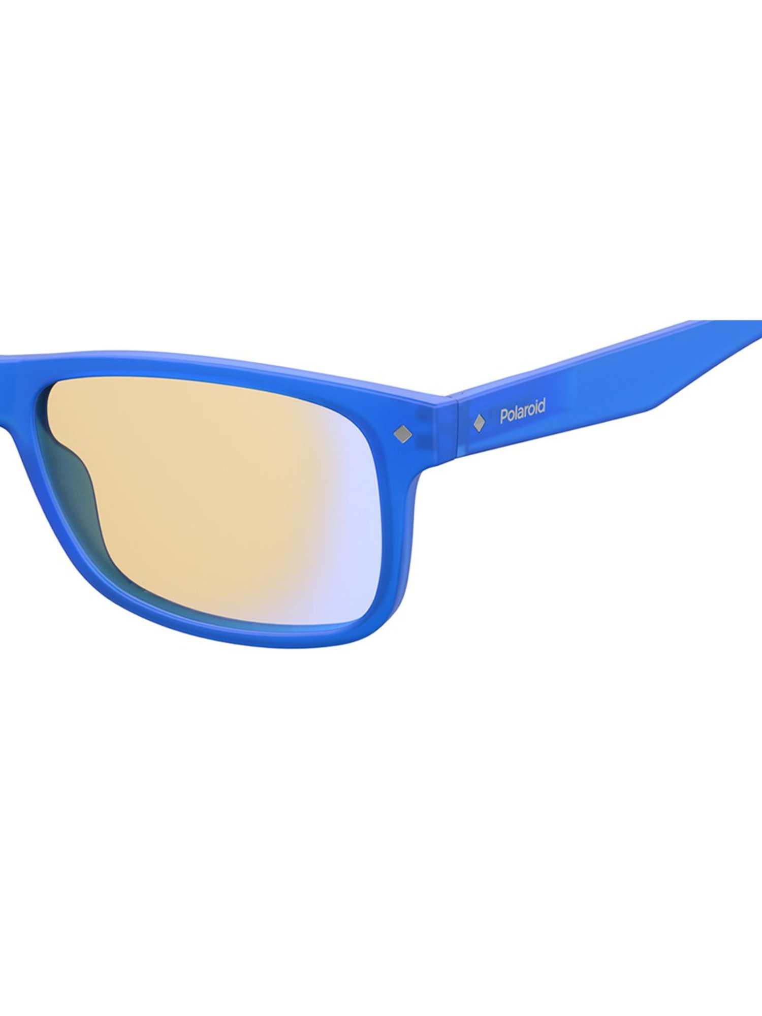 Polaroid Blue Rectangular Unisex Reading Glasses Power: +1.50