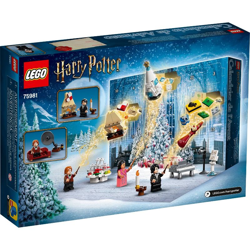 LEGO Harry Potter Advent Calendar Cool Collectible Hogwarts Toys for Kids 75981