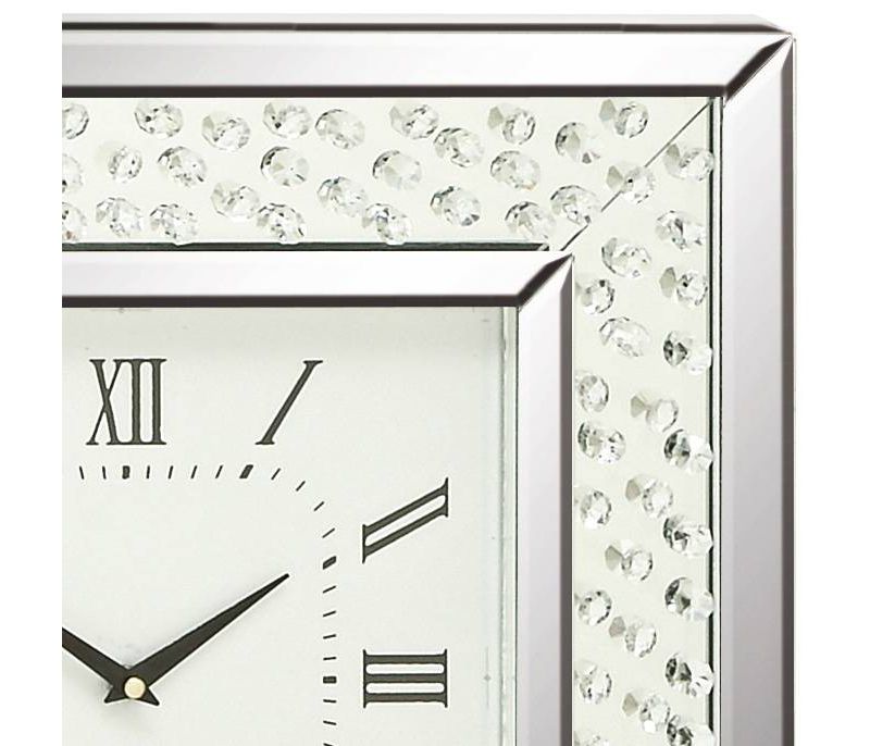 River Parks Studio Cielo Mirrored 20" Square Wall Clock