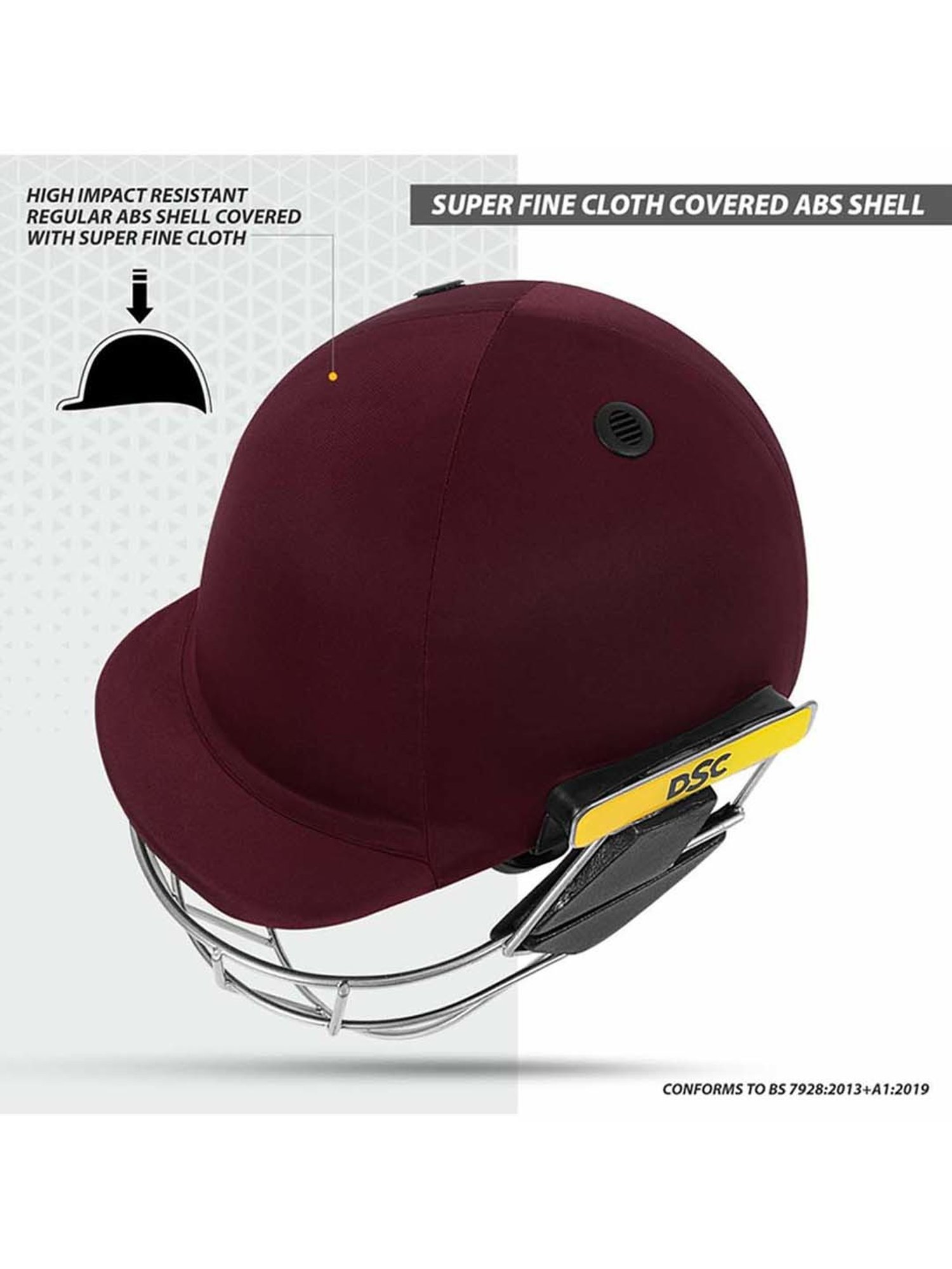 DSC Scud Cricket Helmet For Mens and Boys with Neck Guard Size - XS