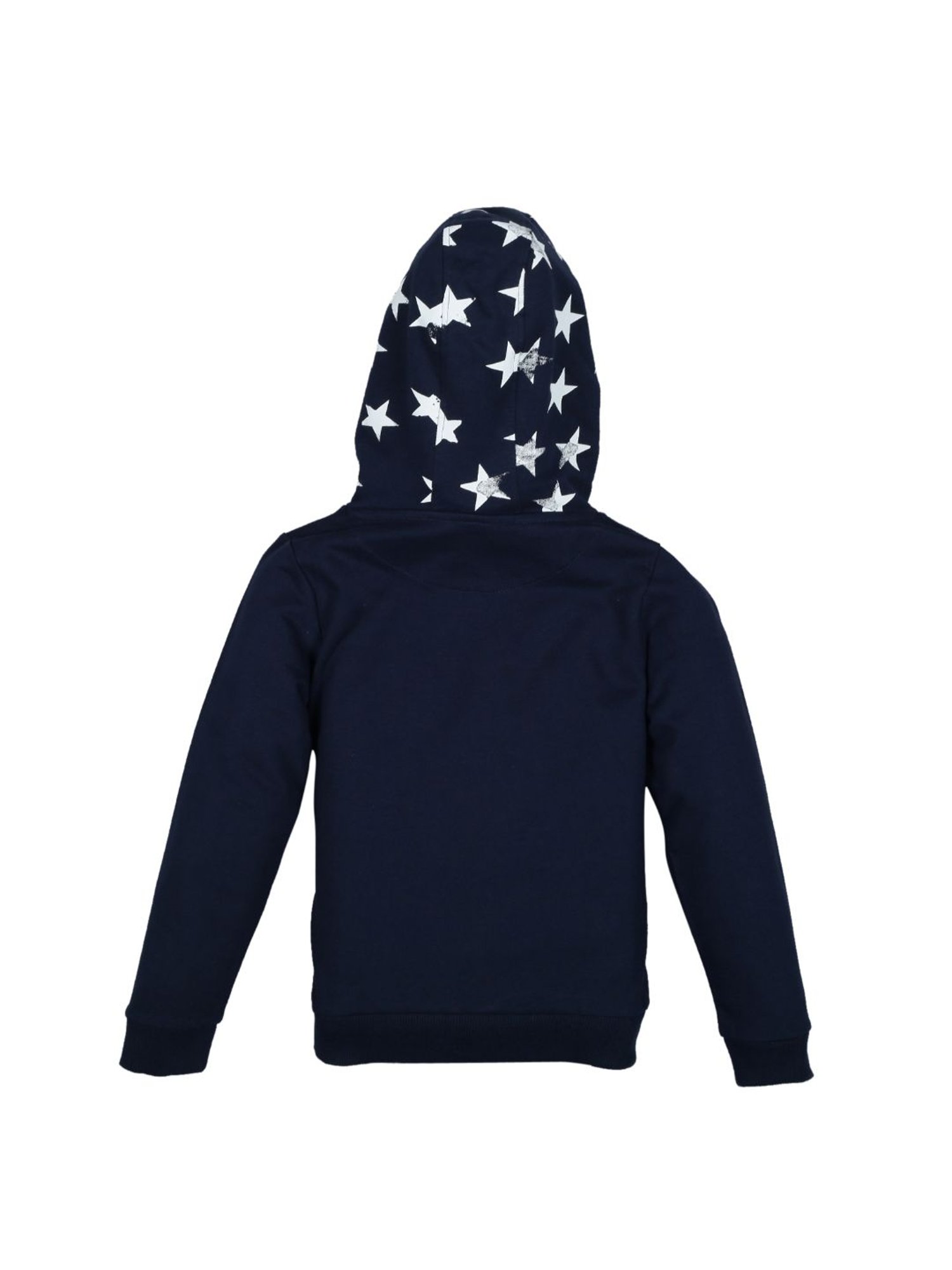 Plum Tree Kids Navy Printed  Hoodies