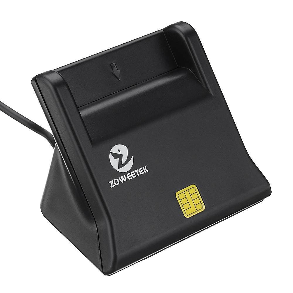 Zoweetek ZW - 12026 - 3 EMV USB Smart Card Reader Writer DOD Military USB -