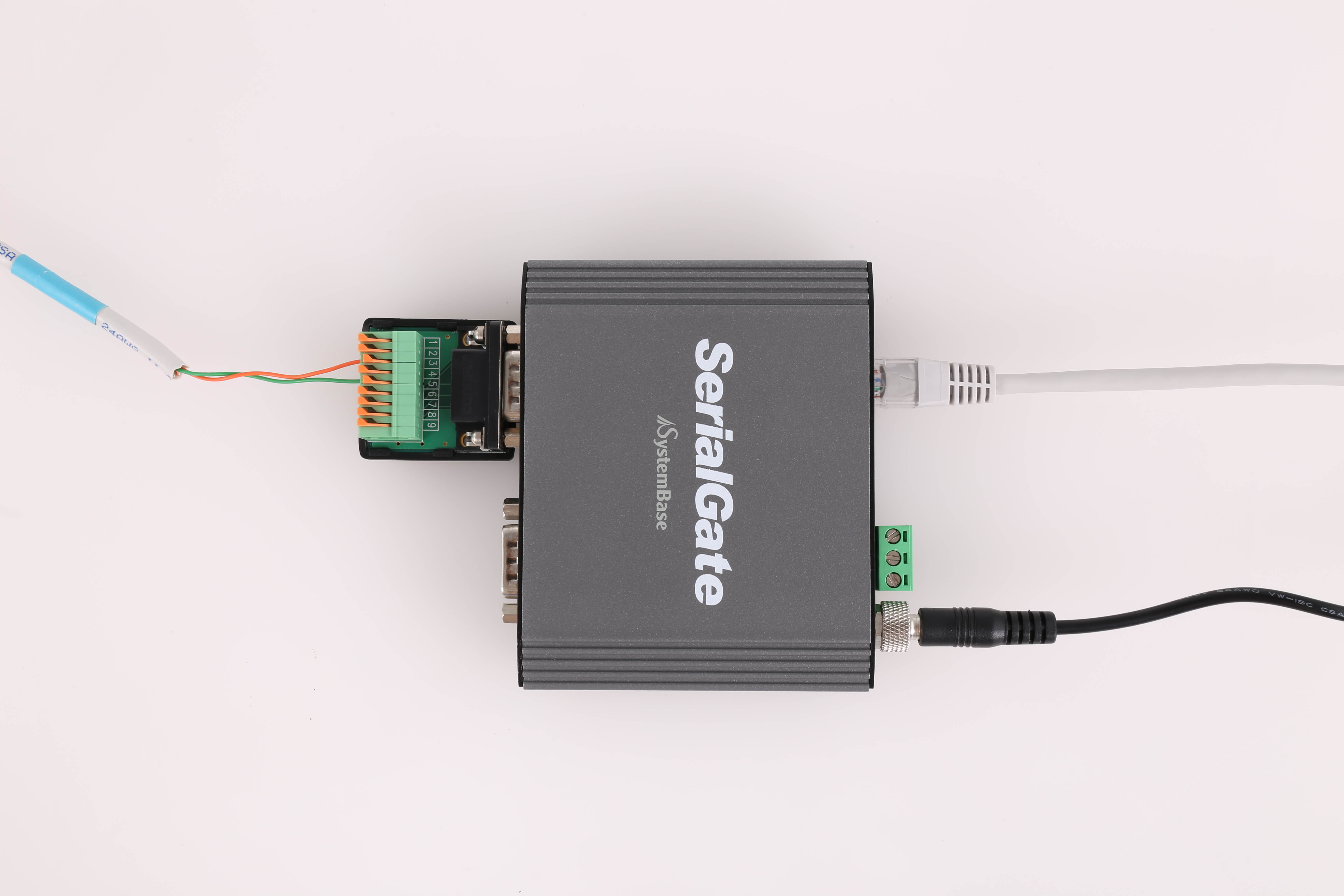 SystemBase - Serial(RS232/422/485) to Ethernet 2Ports Industrial Grade Device Server, DB9 Male Connector, Supports Modbus RTU/ASCII (SG-2021DIL/ALL)